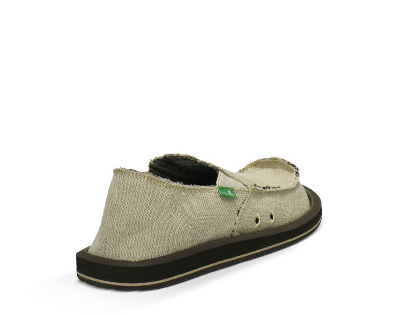 Sanuk Hemp Men's Sidewalk Surfers Beige | Canada 291ILH